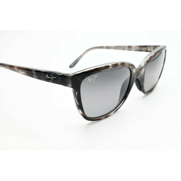 Maui Jim MJ-758-11S Tortoise Gray Cat Eye Sunglasses Gray Polarized Lenses 54mm main image 4